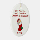 Ornement de Noël de maman et papa (Droite)