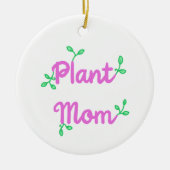 Ornement de Noël de maman plante (Devant)