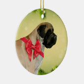Ornement de Noël de mastiff (Droite)