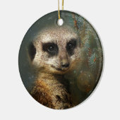 Ornement de Noël de Meerkat (Gauche)
