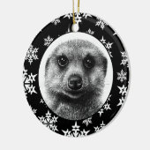 Ornement de Noël de Meerkat (Gauche)