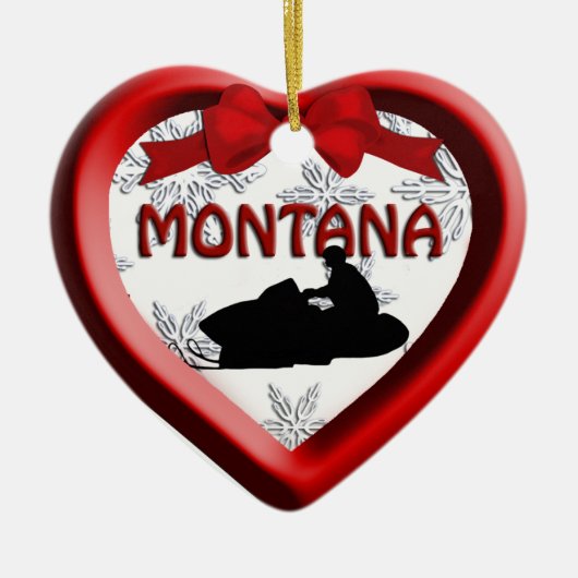 Ornement de Noël de Montana (Devant)
