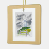 Ornement de Noël de moulin d'Ashcombe (Gauche)