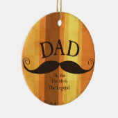 Ornement de Noël de moustache de papa (Droite)