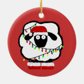 Ornement de Noël de moutons de Customizeable (Dos)