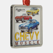 Ornement de Noël de muscle de Chevy (Droite)
