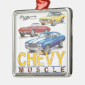 Ornement de Noël de muscle de Chevy (Gauche)