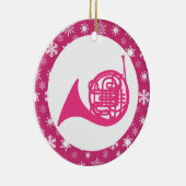 Ornement de Noël de musique de flocon de neige de (Droite)