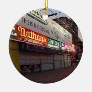 Ornement de Noël de Nathans Coney Island