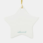 Ornement de Noël de nativité (Dos)