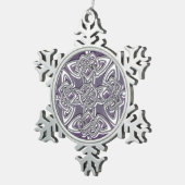 Ornement de Noël de noeud de Dara de Celtic (Vue impression)