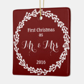 Ornement de Noël de nouveaux mariés (Gauche)