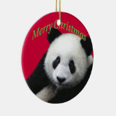 Ornement de Noël de Panda géant (Droite)