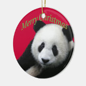 Ornement de Noël de Panda géant (Gauche)