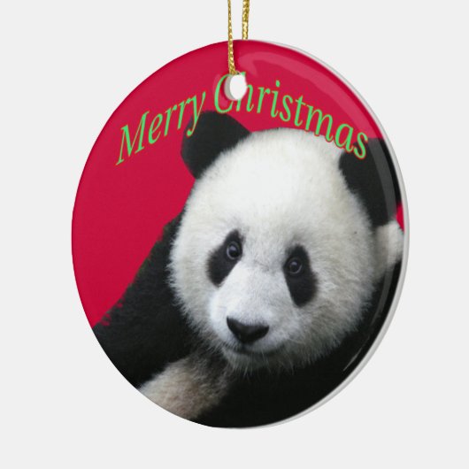 Ornement de Noël de Panda géant (Gauche)