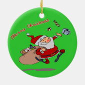 Ornement de Noël de Panda géant (Dos)