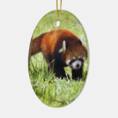 Ornement de Noël de panda rouge (Gauche)