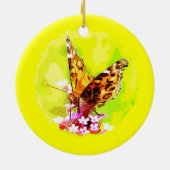 Ornement de Noël de papillon (Dos)