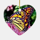 Ornement de Noël de papillon de monarque (Dos)