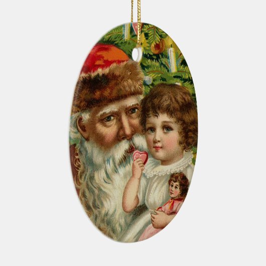 Ornement de Noël de Père Noël d'Allemand (Droite)