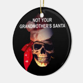 Ornement de Noël de Père Noël de pirate (Gauche)