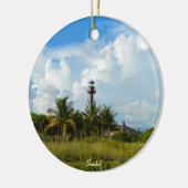 Ornement de Noël de phare de Sanibel (Gauche)