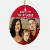 Ornement de Noël de photo de famille (Droite)