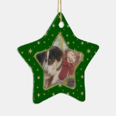 Ornement de Noël de photo d'étoile (Droite)