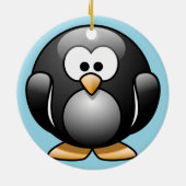 Ornement de Noël de pingouin (Dos)