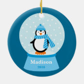 Ornement de Noël de pingouin (Dos)