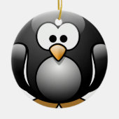 Ornement de Noël de pingouin (Devant)