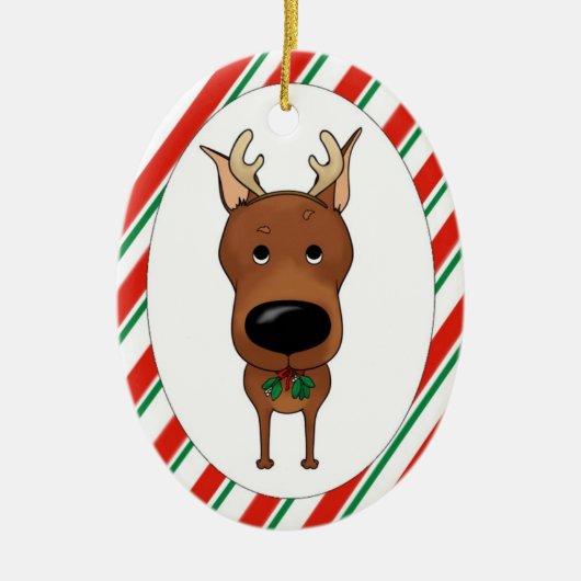 Ornement de Noël de Pinscher miniature (Devant)