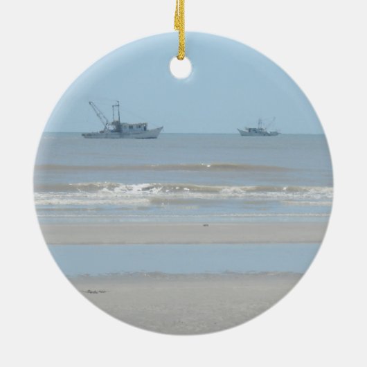 Ornement de Noël de plage (Dos)