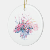 Ornement de Noël de poisson-Lion (Gauche)