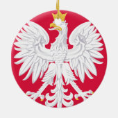 Ornement de Noël de POLAND* Eagle (Dos)