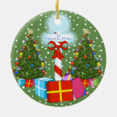 Ornement de Noël de Pôle Nord (Dos)