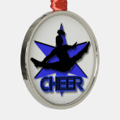 Ornement de Noël de pom-pom girl (Droite)