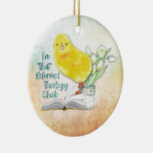 Ornement de Noël "de poussin reformé de théologie" (Droite)