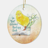 Ornement de Noël "de poussin reformé de théologie" (Gauche)