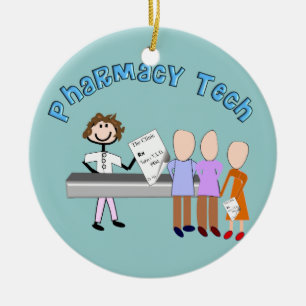 Ornement de Noël de prescription de technologie de