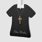 Ornement de Noël de prêtre (devant)