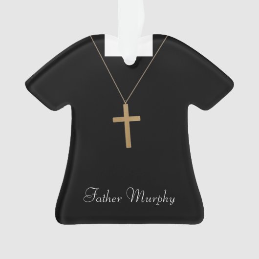 Ornement de Noël de prêtre (devant)