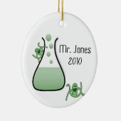 Ornement de Noël de professeur de Sciences (Droite)