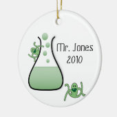 Ornement de Noël de professeur de Sciences (Gauche)