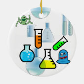 Ornement de Noël de professeur de Sciences (Dos)