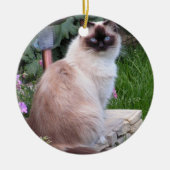 Ornement de Noël de Ragdoll (Devant)