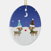 Ornement de Noël de Renne Mignon (Droite)