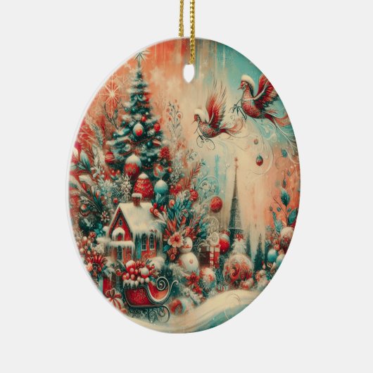 ornement de noël de rêve (Droite)