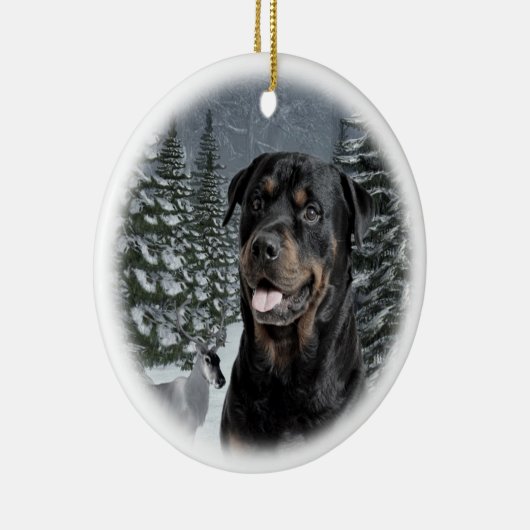 Ornement de Noël de Rottie (Droite)