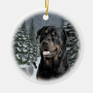 Ornement de Noël de Rottie